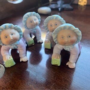 1984 Cabbage Patch Kids ceramic figurines